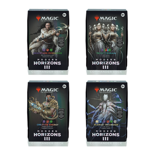 Decks Commander Magic the Gathering Modern Horizons 3 (Inglés)