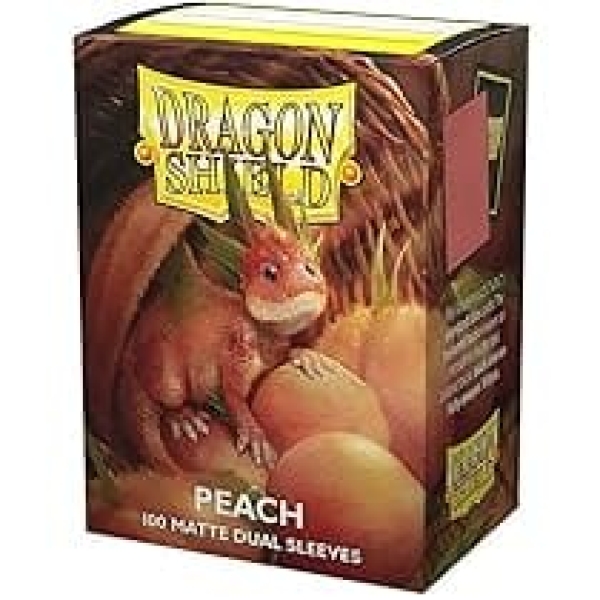 Dragon Shield 100 Standard Size Peach Dual Matte