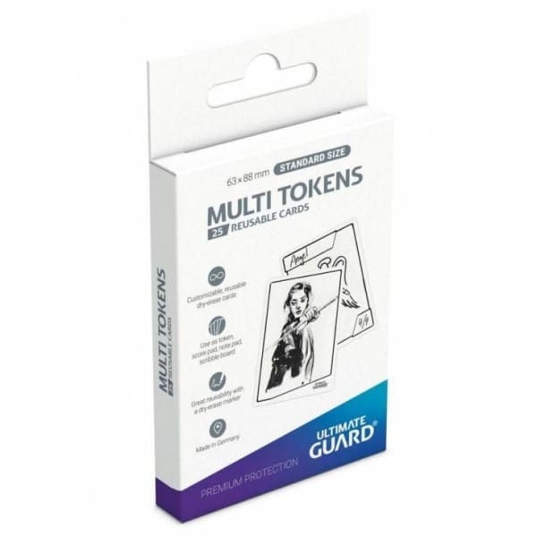 Ultimate Guard, Multi Tokens Standard Size 25 Reusable Cards
