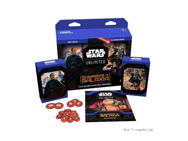 Star Wars Unlimited Sombras de la Galaxia Caja inicio 2 Jugadores (Castellano)