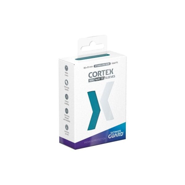 Ultimate Guard Cortex Matte Sleeves 100 Standard Size Petrol