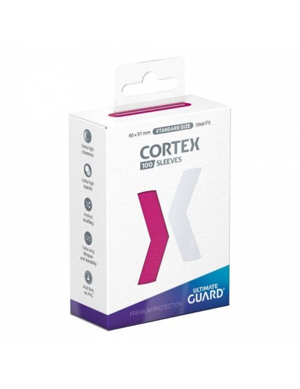 Ultimate Guard Cortex Matte Sleeves 100 Standard Size Pink
