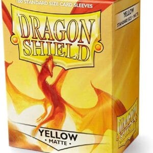 Dragon Shield Yellow 100 Matte Sleeves