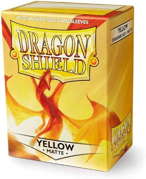 Dragon Shield Yellow 100 Matte Sleeves