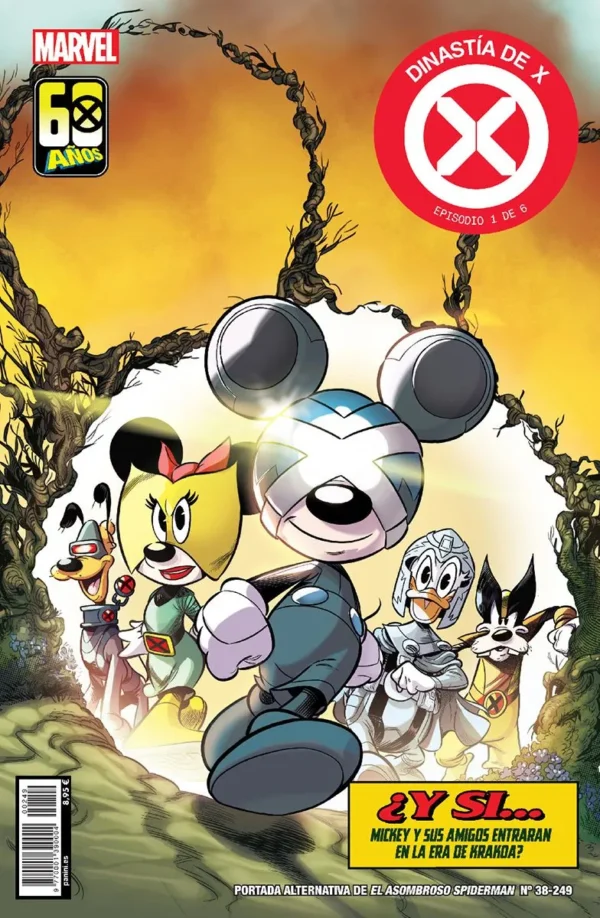 Panini Cómics, Marvel El Asombroso Spiderman, Las 8 Muerte de Spiderman Nº38 (Portada Alternativa Wath If Disney)