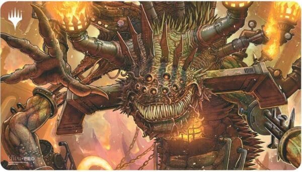 UP - Duskmourn Playmat Mythic Cycle Red for Magic The Gathering
