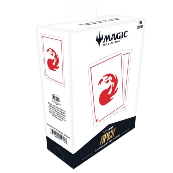UP - Mana 8 - 105ct Apex Deck Protector sleeves - Mountain for Magic The Gathering