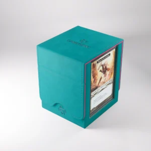 Gamegenic Squiere Plus 100+ XL Convertible x1 Commander Potective (Teal/Pink)