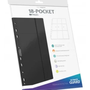 Ultimate Guard 18-Pocket Pages Black