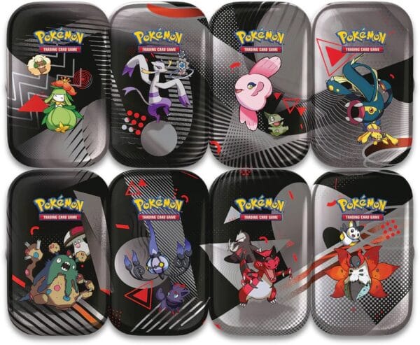 TCG Pokemon Mini Tins Fulgor Negro y Llama Blanca (Español)