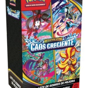 TCG Pokémon, Lote de Sobres de Mejora X6, Megaevolución Caos Creciente (Castellano)